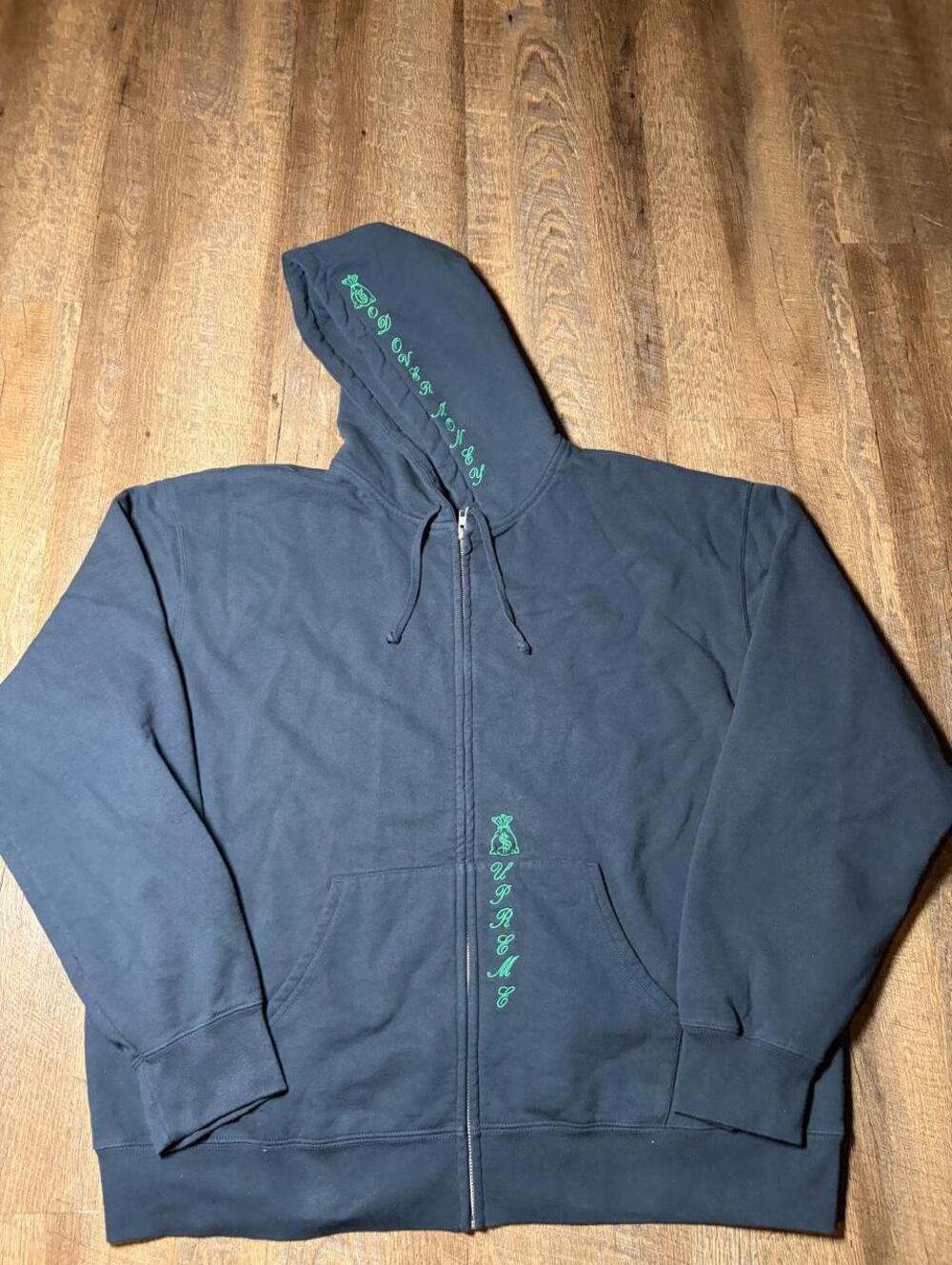 Supreme Men's Navy and Blue Hoody